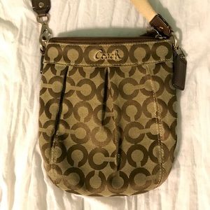 Brown coach Cross-Body Purse